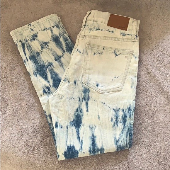 EUC Madewell Perfect Vintage Crop tie dye size 26 - Picture 1 of 11